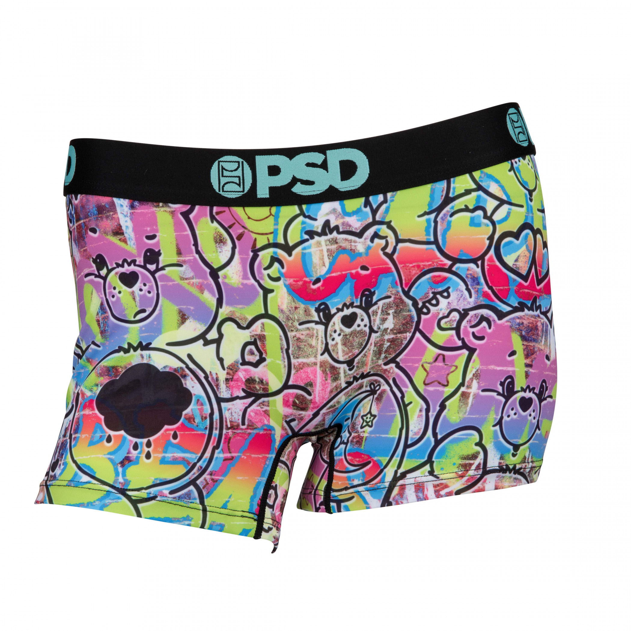 Care Bears Graffiti PSD Boy Shorts Underwear